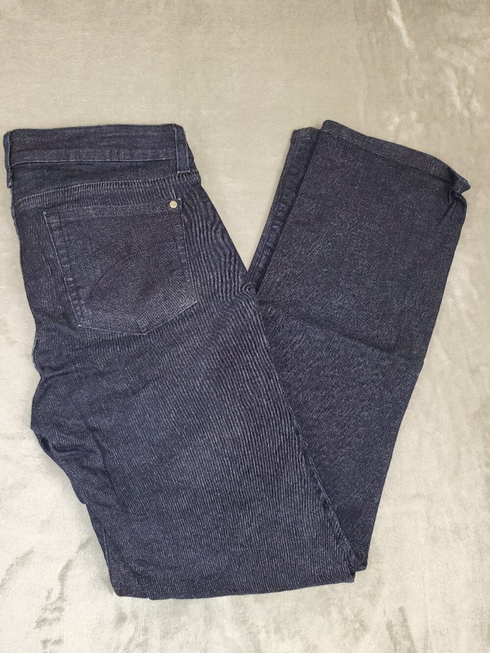 Miraclebody Dark Wash Straight Leg Stretch Jeans Size 10 High Waist Slimming